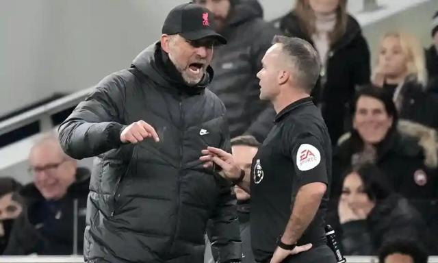 开云-克洛普：凯恩铲球肯定红牌 3关键判罚都对红军不利